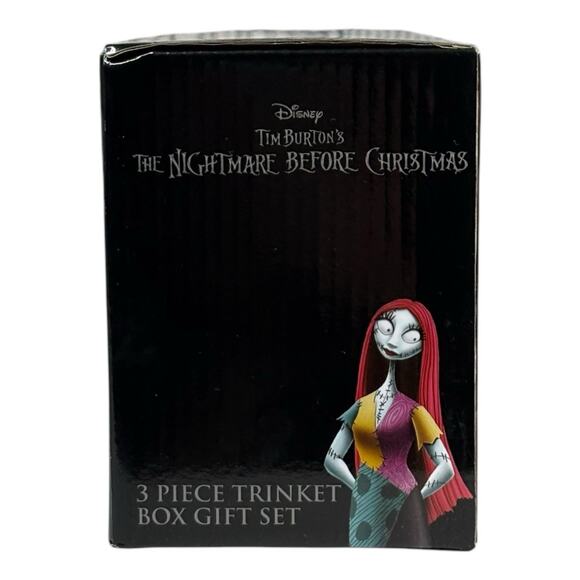NEW The Nightmare Before Christmas Sally Jars 3 Piece Glass Trinket Box Gift Set - Picture 6 of 14